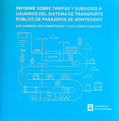 Informe sobre tarifas y subsidios a usuarios del sistema de transporte público de pasajeros de Montevideo