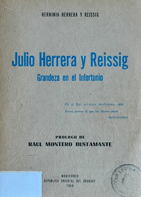 Julio Herrera y Reissig : grandeza en el infortunio