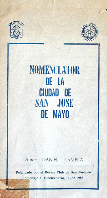 Nomenclator de la ciudad de San Jose de Mayo