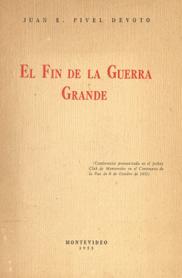 El fin de la Guerra Grande