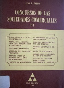 Concursos de las sociedades comerciales