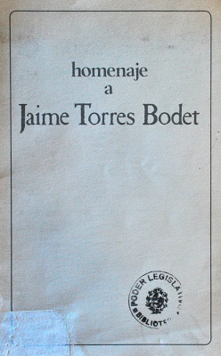 Homenaje a Jaime Torres Bodet