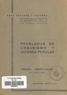 Problemas de urbanismo y vivienda popular