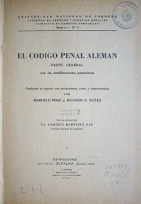 El código penal alemán