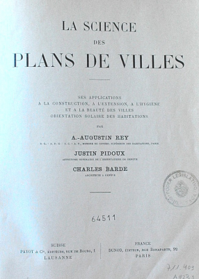 La science des plans de villes