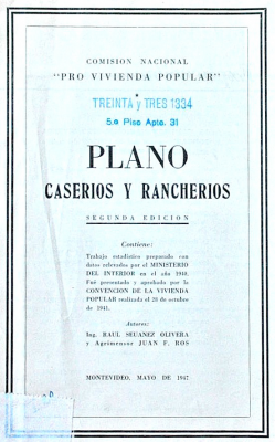 Plano : Caseríos y rancherios