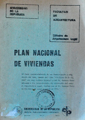Plan Nacional de Viviendas