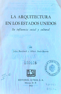 La arquitectura en los Estados Unidos : Su influencia social y cultural