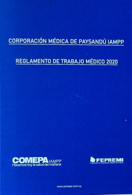 Reglamento de trabajo médico 2020