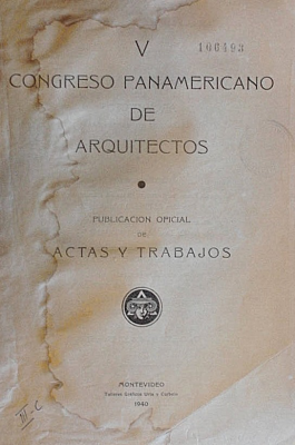 V congreso panamericano de arquitectos : Publicación oficial de actas y trabajos