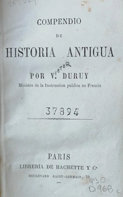 Compendio de historia antigua