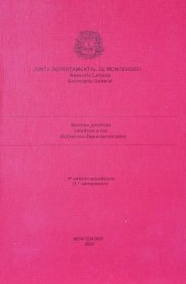 Normativas jurídicas relativas a los Gobiernos Departamentales