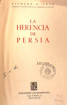 La herencia de Persia