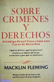 Sobre crímenes y derechos