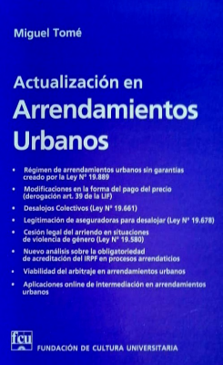 Actualización en arrendamientos urbanos