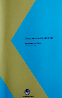 Comportamiento editorial : apuntes para el diseño