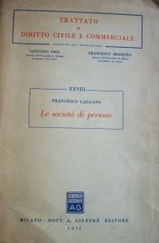 Le società di persone