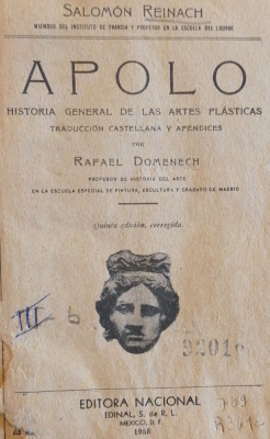 Apolo : historia general de las artes plásticas