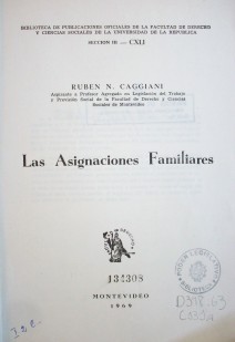 Las Asignaciones Familiares