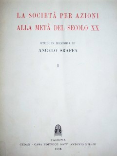 La società per azioni alla metà del Secolo XX