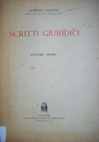 Scritti giuridici