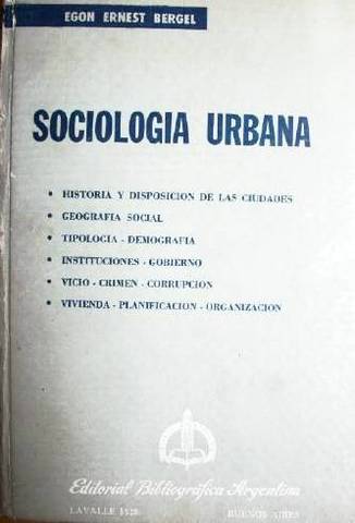 Sociología urbana