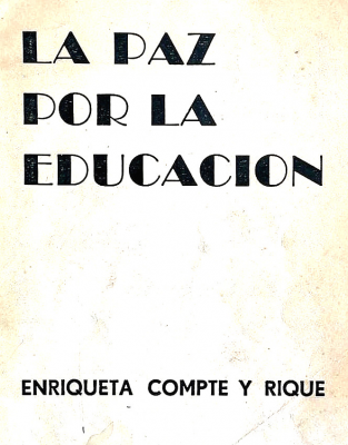 La paz por la educación