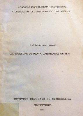 Las monedas de plata Carimbadas de 1831