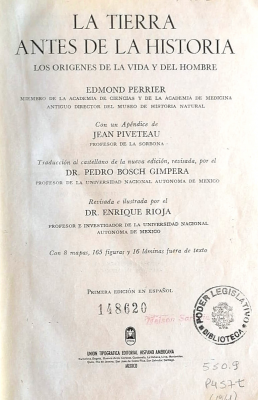 La tierra antes de la historia : los orígenes de la vida y del hombre