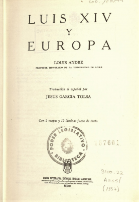 Luis XIV y Europa