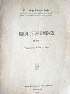 Curso de obligaciones