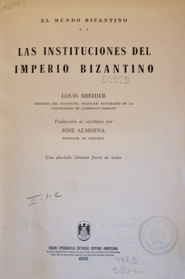 Las instituciones del Imperio Bizantino