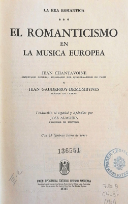 El romanticismo en la música europea : La era romántica