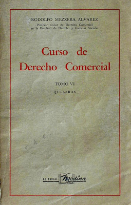 Curso de derecho comercial