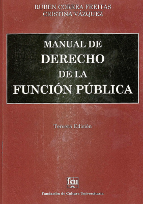 Manual de derecho de la función pública
