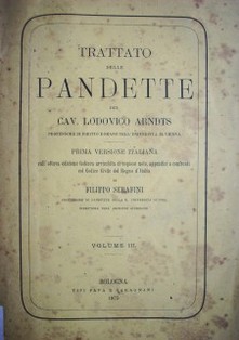 Trattato delle Pandette