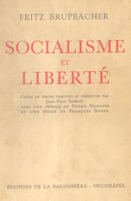 Socialisme et liberté