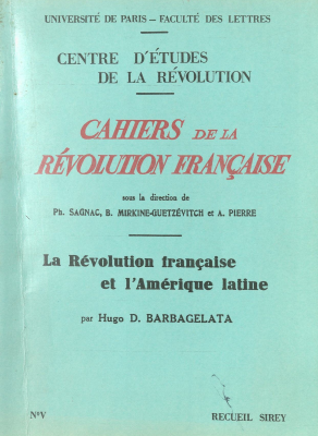 La Révolution française et l´Amérique Latine