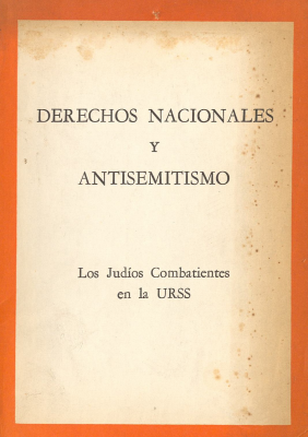 Derechos Nacionales Antisemitismo