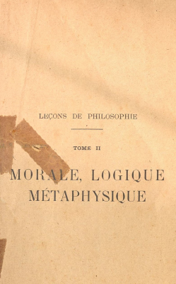 Leçons de philosophie