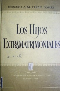 Los hijos extramatrimoniales