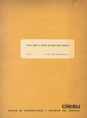 Notas sobre el proceso de poblamiento uruguayo