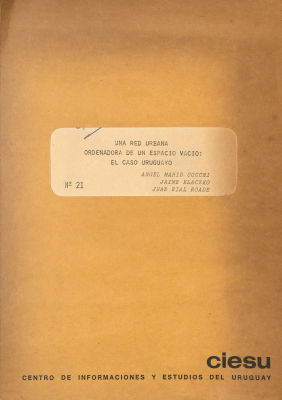 Una red urbana ordenada de un espacio vacío : el caso uruguayo