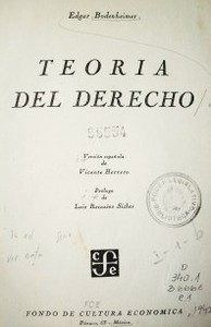 Teoría del Derecho