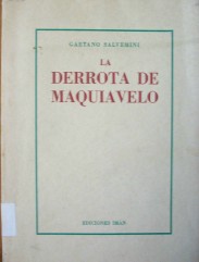 La derrota de Maquiavelo