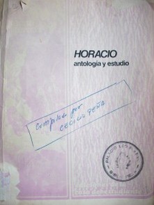 Horacio : antología y estudio