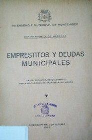 Empréstitos y deudas municipales