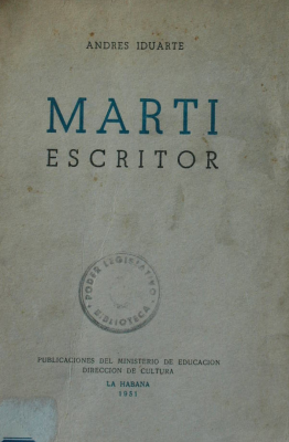 Martí escritor