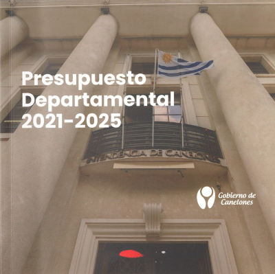 Presupuesto departamental : 2021-2025