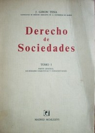 Derecho de Sociedades